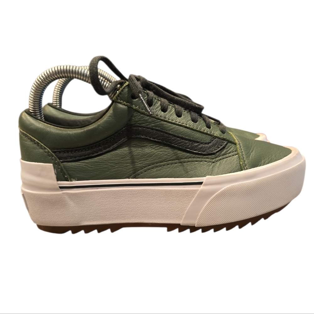 VANS OLD SKOOL STACKFORM PLATFORM LEATHER SHOES I… - image 3